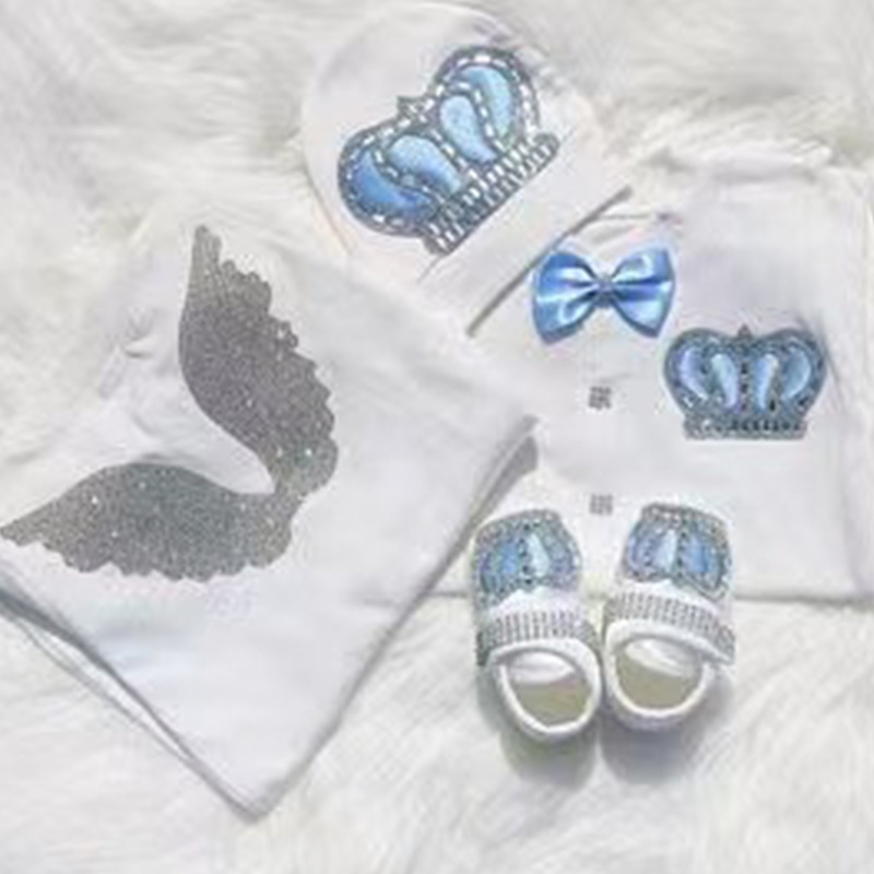 Baby Clothing Names - Set di 4 Body 'Welcome Home'