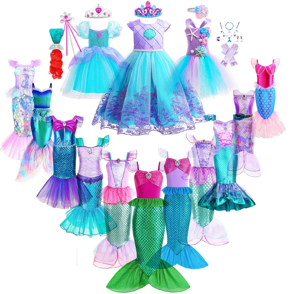 Baby Clothing Sizes - Abito a sirena per ragazze, bambini,