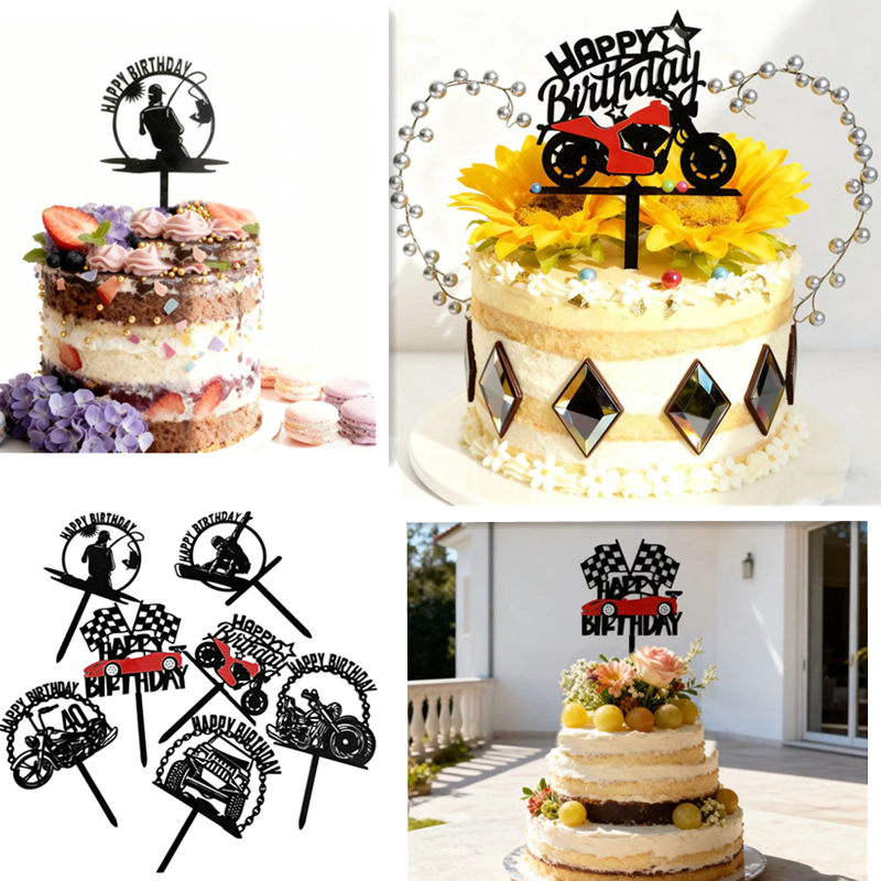 Baby Clothing Types - Decorazione per Torta di Compleanno a