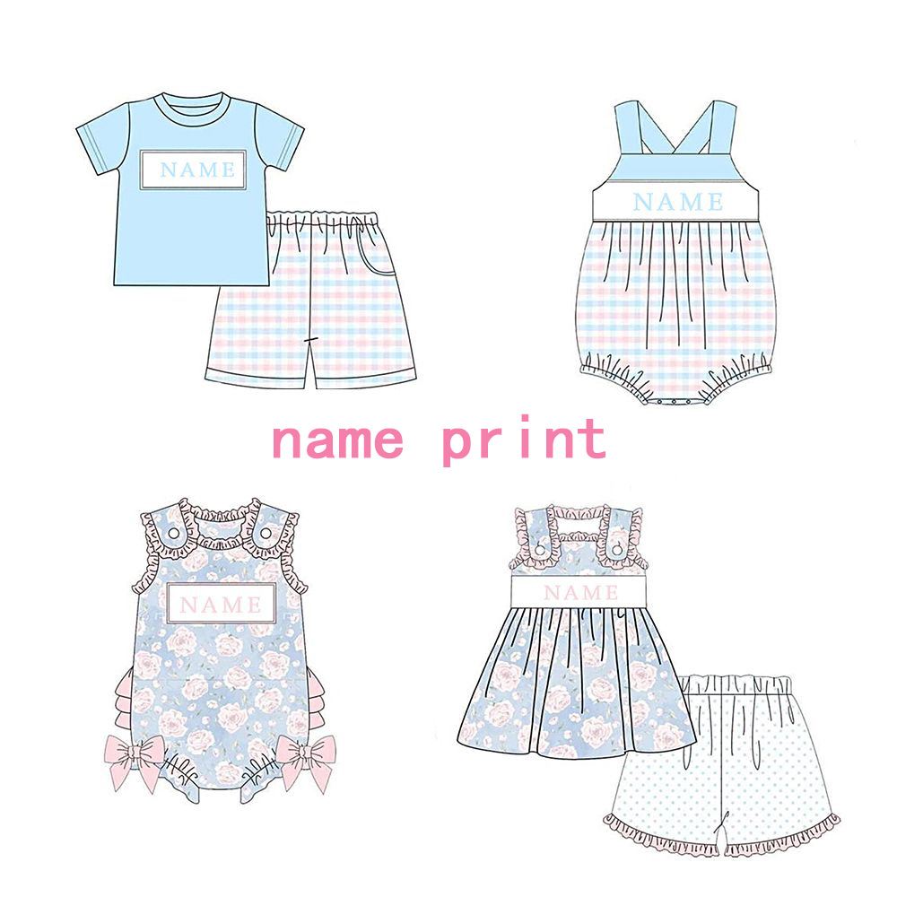 Baby Clothing Names - Design personalizzato Bambini abbinati Boutique Outfit