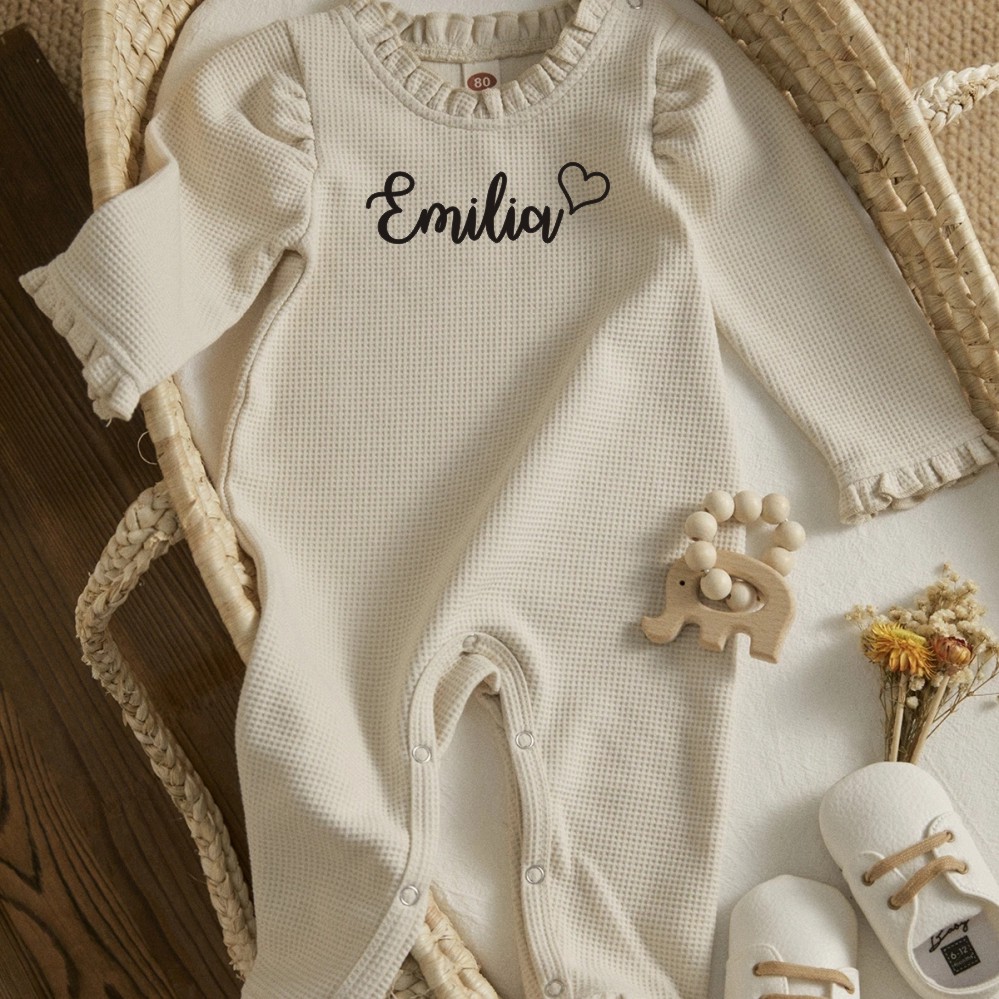 Baby Clothing Names - Personalizzato bambino neonato neonata pagliaccetto nome