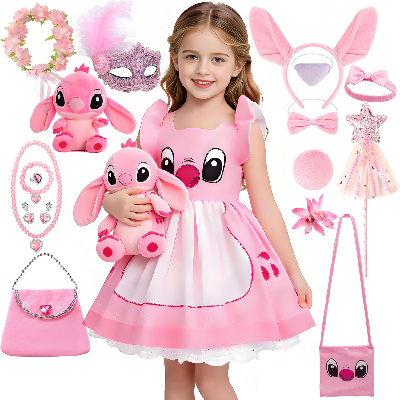 Baby Clothing Sizes - Abito da principessa rosa Disney Lilo