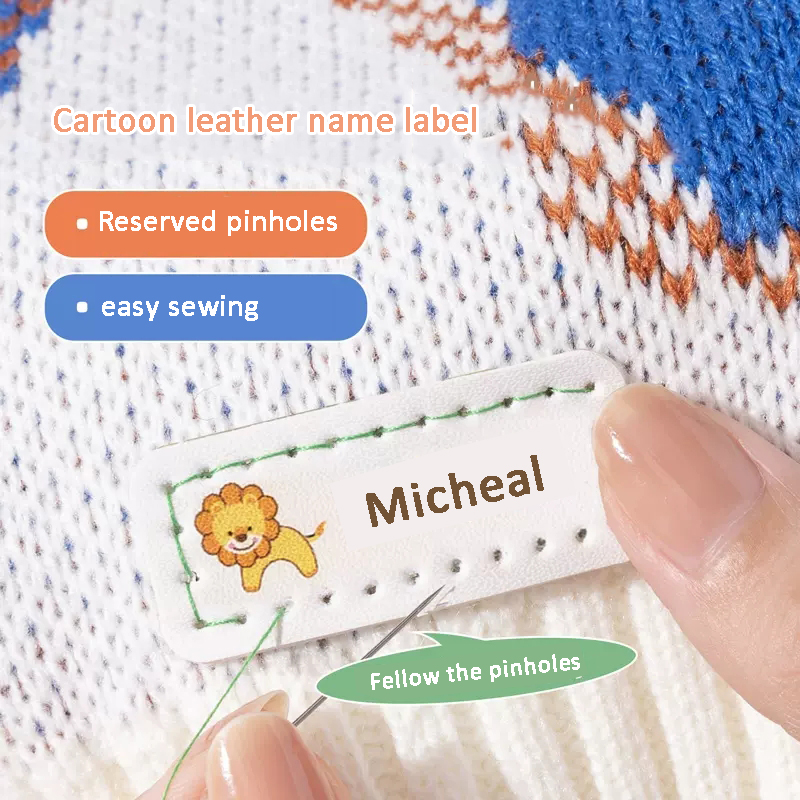 Etichetta in pelle personalizz - Baby Clothing Names recensione e prezzo