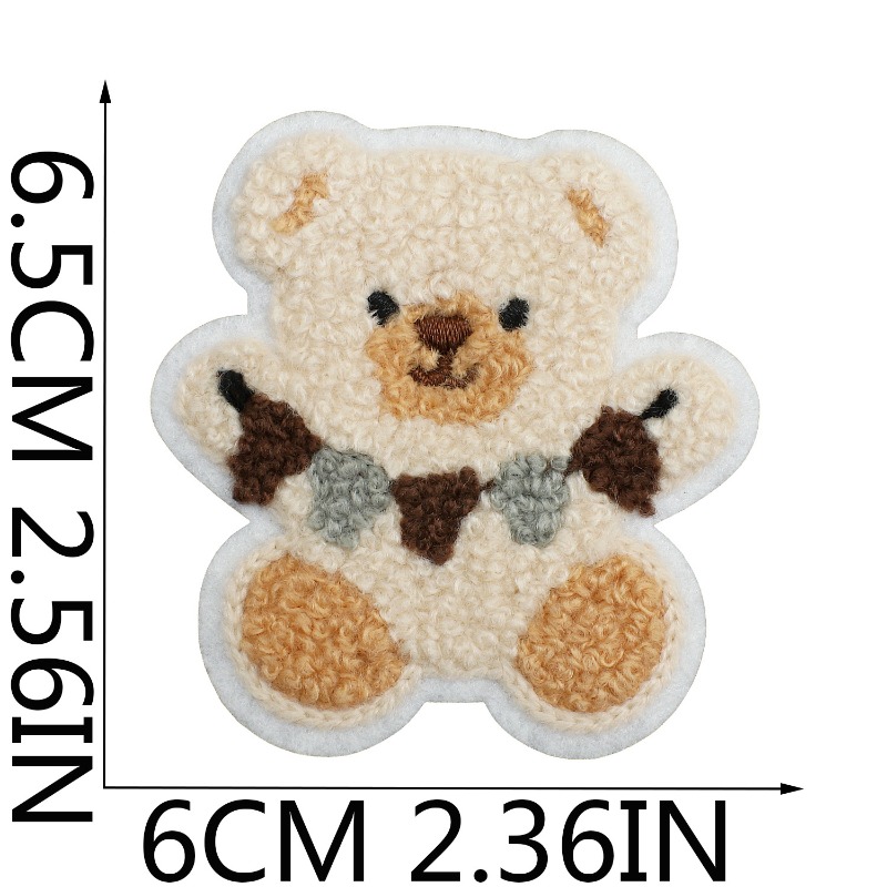 Toppe Ricamate con Motivo Orse - Baby Clothing Types recensione e prezzo