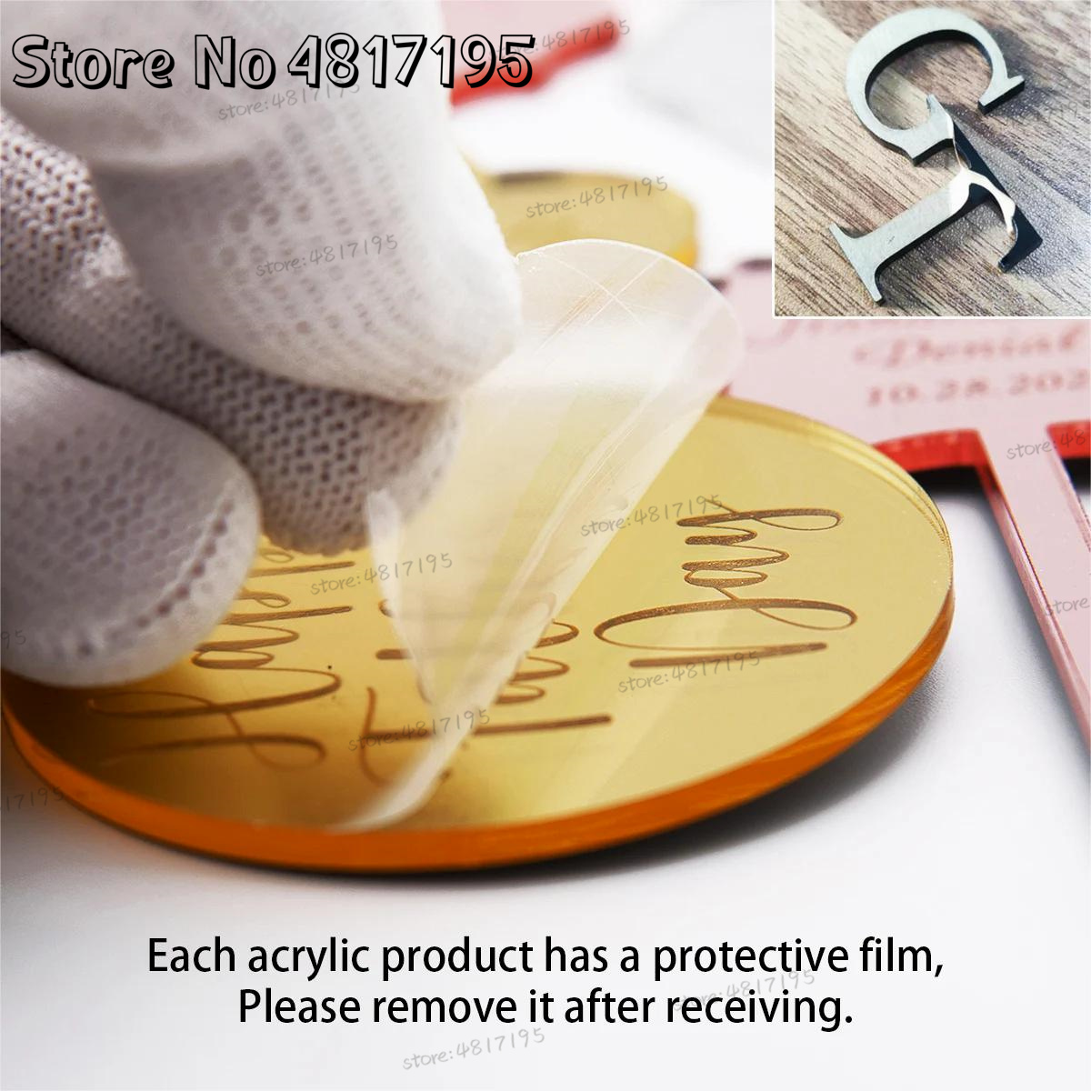 20/50/100Pcs Custom Wedding Na - Baby Clothing Names recensione e prezzo